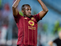 Saud Abdulhamid of AS Roma during the UEFA Europa League 2024/25 League Phase MD1 match between AS Roma and Athletic Club at Stadio Olimpico...