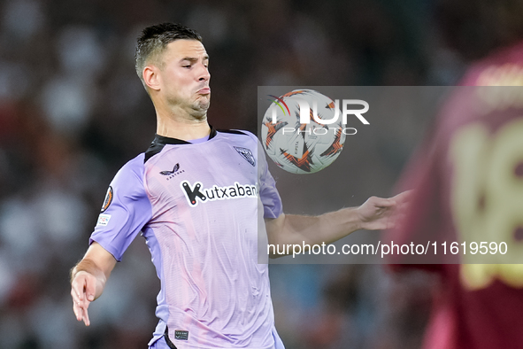 Gorka Guruzeta of Athletic Club during the UEFA Europa League 2024/25 League Phase MD1 match between AS Roma and Athletic Club at Stadio Oli...