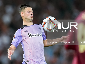 Gorka Guruzeta of Athletic Club during the UEFA Europa League 2024/25 League Phase MD1 match between AS Roma and Athletic Club at Stadio Oli...