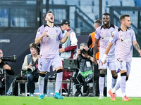 Aitor Paredes of Athletic Club celebrates after scoring first goal during the UEFA Europa League 2024/25 League Phase MD1 match between AS R...