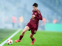 Matias Soule' of AS Roma during the UEFA Europa League 2024/25 League Phase MD1 match between AS Roma and Athletic Club at Stadio Olimpico o...