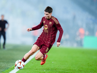 Matias Soule' of AS Roma during the UEFA Europa League 2024/25 League Phase MD1 match between AS Roma and Athletic Club at Stadio Olimpico o...