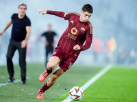 Matias Soule' of AS Roma during the UEFA Europa League 2024/25 League Phase MD1 match between AS Roma and Athletic Club at Stadio Olimpico o...