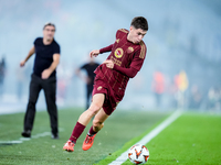 Matias Soule' of AS Roma during the UEFA Europa League 2024/25 League Phase MD1 match between AS Roma and Athletic Club at Stadio Olimpico o...