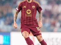 Leandro Paredes of AS Roma during the UEFA Europa League 2024/25 League Phase MD1 match between AS Roma and Athletic Club at Stadio Olimpico...