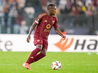 Saud Abdulhamid of AS Roma during the UEFA Europa League 2024/25 League Phase MD1 match between AS Roma and Athletic Club at Stadio Olimpico...