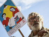 Thousands of people come together to demonstrate for the right to fair and affordable housing and an end to real estate speculation in Porto...