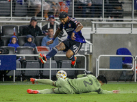 Cincinnati defender DeAndre Yedlin appears during the Major League Soccer match between FC Cincinnati and Los Angeles FC at TQL Stadium in C...