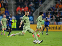 LAFC defender Maxime Chanot appears during the Major League Soccer match between FC Cincinnati and Los Angeles FC at TQL Stadium in Cincinna...