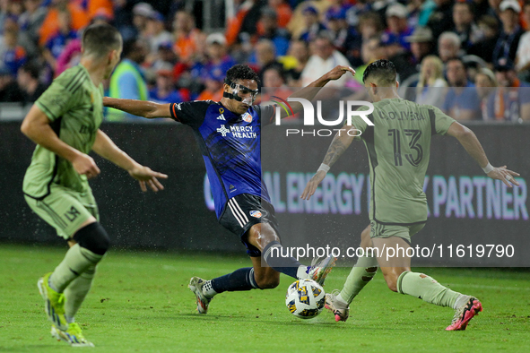 Nicholas Gioacchini appears during the Major League Soccer match between FC Cincinnati and Los Angeles FC at TQL Stadium in Cincinnati, Ohio...