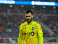 LAFC goalie Hugo Llo is seen during the Major League Soccer match between FC Cincinnati and Los Angeles FC at TQL Stadium in Cincinnati, Ohi...