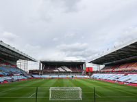 A general view of the ground during the Barclays FA Women's Super League match between Aston Villa and Tottenham Hotspur at Villa Park in Bi...