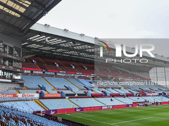 A general view of the ground during the Barclays FA Women's Super League match between Aston Villa and Tottenham Hotspur at Villa Park in Bi...