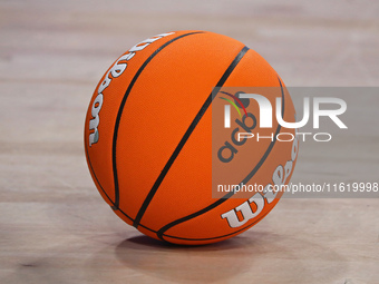 The official ball of the Liga Endesa during the match between FC Barcelona and Coviran Granada, corresponding to week 1 of the Liga Endesa,...