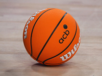 The official ball of the Liga Endesa during the match between FC Barcelona and Coviran Granada, corresponding to week 1 of the Liga Endesa,...