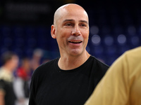 Joan Penarroya coaches during the match between FC Barcelona and Coviran Granada, corresponding to week 1 of the Liga Endesa, at the Palau B...