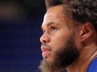 Justin Anderson plays during the match between FC Barcelona and Coviran Granada, corresponding to week 1 of the Liga Endesa, at the Palau Bl...