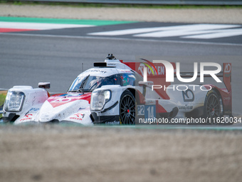 Jonny Edgar (GBR), Louis Deletraz (CHE), and Robert Kubica (POL) of team AO by TF drive an Oreca 07 - Gibson during an ELMS in Mugello (