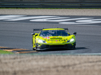 Takeshi Kimura (JPN), Esteban Masson (FRA), and Daniel Serra (BRA) of team Kessel Racing drive a Ferrari 296 LMGT3 during an ELMS in Mugello...