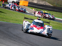 Jonny Edgar (GBR), Louis Deletraz (CHE), and Robert Kubica (POL) of team AO by TF on an Oreca 07 - Gibson during a race of ELMS in Mugello (