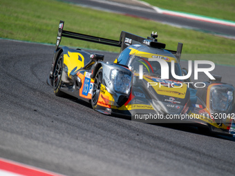 Manuel Maldonado (GBR), Charles Milesi (FRA), and Arthur Leclerc (MCO) of team Panis Racing on an Oreca 07 - Gibson during a race of ELMS in...