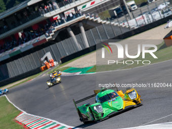 Sebastian Alvarez (MEX), Vladislav Lomko (FRA), and Tom Dillmann (FRA) of the team Inter Europol Competition on an Oreca 07 - Gibson during...