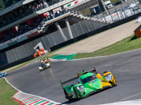 Sebastian Alvarez (MEX), Vladislav Lomko (FRA), and Tom Dillmann (FRA) of the team Inter Europol Competition on an Oreca 07 - Gibson during...