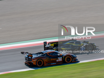 Jonas Ried (DEU), Maceo Capietto (FRA), and Matteo Cairoli (ITA) of team Iron Lynx - Proton race on an Oreca 07 - Gibson during a race of EL...