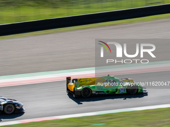 Sebastian Alvarez (MEX), Vladislav Lomko (FRA), and Tom Dillmann (FRA) of the team Inter Europol Competition drive an Oreca 07 - Gibson duri...