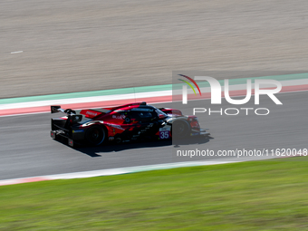 Louis Stern (FRA), Jean-Baptiste Lahaye (FRA), and Matthieu Lahaye (FRA) of team Ultimate race a Ligier JS P320 - Nissan during an ELMS even...