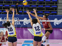 #4 Ivana Vanjak of Olympiacos Athens in action during the International Trophy ''Una squadra per un sorriso,'' Final 3rd-4th place match bet...