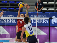 #17 Malwina Smarzek of Pinerolo is in action during the International Trophy ''Una squadra per un sorriso,'' Final 3rd-4th place match betwe...