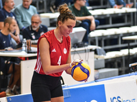 Ivana Vanjak of Olympiacos Athens during the International Trophy ''Una squadra per un sorriso,'' Final 3rd-4th place match between Wash4gre...