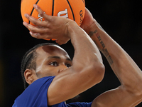 Kevin Punter plays during the match between FC Barcelona and Coviran Granada, corresponding to week 1 of the Liga Endesa, at the Palau Blaug...