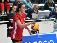 Yasmine Abderrahim of Olympiacos Athens during the International Trophy ''Una squadra per un sorriso,'' Final 3rd-4th place match between Wa...