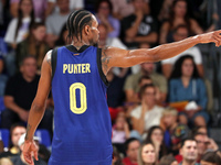 Kevin Punter plays during the match between FC Barcelona and Coviran Granada, corresponding to week 1 of the Liga Endesa, at the Palau Blaug...