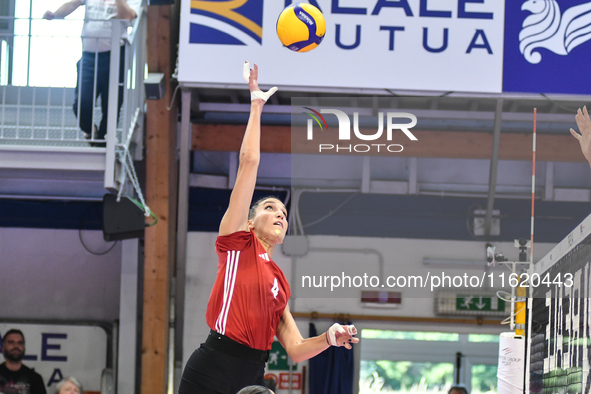 #4 Ivana Vanjak of Olympiacos Athens in action during the International Trophy ''Una squadra per un sorriso,'' Final 3rd-4th place match bet...