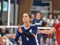 Ifigeneia Sampati of Olympiacos Athens during the International Trophy ''Una squadra per un sorriso,'' Final 3rd-4th place match between Was...