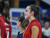 Yasmine Abderrahim of Olympiacos Athens during the International Trophy ''Una squadra per un sorriso,'' Final 3rd-4th place match between Wa...