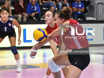 #4 Ivana Vanjak of Olympiacos Athens in action during the International Trophy ''Una squadra per un sorriso,'' Final 3rd-4th place match bet...