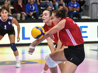 #4 Ivana Vanjak of Olympiacos Athens in action during the International Trophy ''Una squadra per un sorriso,'' Final 3rd-4th place match bet...