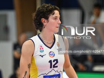 Martina Bracchi of Pinerolo during the International Trophy ''Una squadra per un sorriso,'' Final 3rd-4th place match between Wash4green Pin...