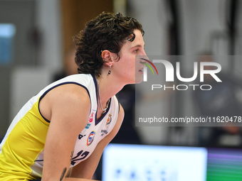 Martina Bracchi of Pinerolo during the International Trophy ''Una squadra per un sorriso,'' Final 3rd-4th place match between Wash4green Pin...