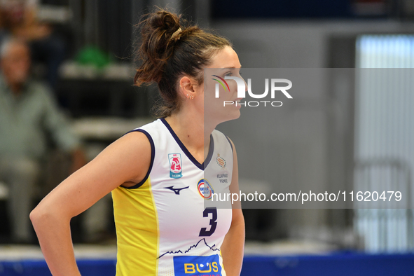 Carlotta Cambi of Pinerolo during the International Trophy ''Una squadra per un sorriso,'' Final 3rd-4th place match between Wash4green Pine...