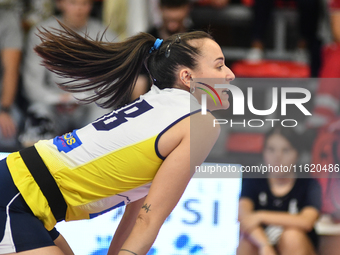 #18 Yasmina Akrari of Pinerolo during the International Trophy ''Una squadra per un sorriso,'' Final 3rd-4th place match between Wash4green...