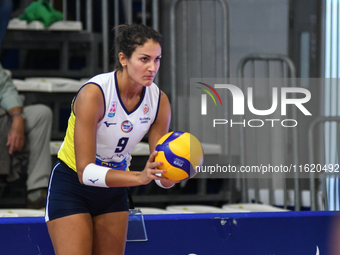 Sofia D'Odorico of Pinerolo during the International Trophy ''Una squadra per un sorriso,'' Final 3rd-4th place match between Wash4green Pin...