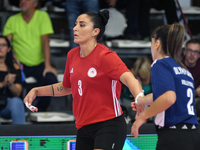 Yamila Nizetich of Olympiacos Athens during the International Trophy ''Una squadra per un sorriso,'' Final 3rd-4th place match between Wash4...