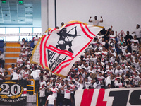 Zamalek fans attend the match against Veszprem in the Men's Handball Club World Championship in Cairo (