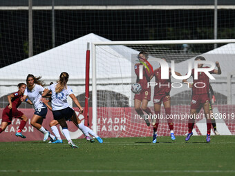 Natalie Muth of Napoli Femminile is in action during the 4th day of the Serie A Femminile eBay Championship between A.S. Roma and Napoli Fem...