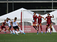 Natalie Muth of Napoli Femminile is in action during the 4th day of the Serie A Femminile eBay Championship between A.S. Roma and Napoli Fem...